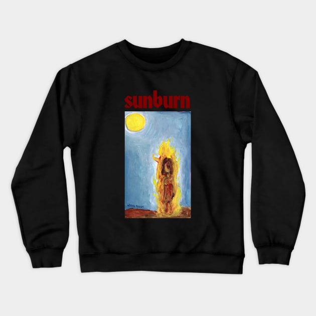 SUNBURN Crewneck Sweatshirt by micalef